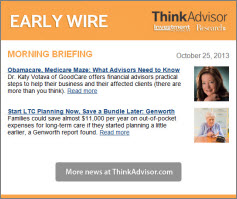 ThinkAdvisor Daily Wire eNewsletter